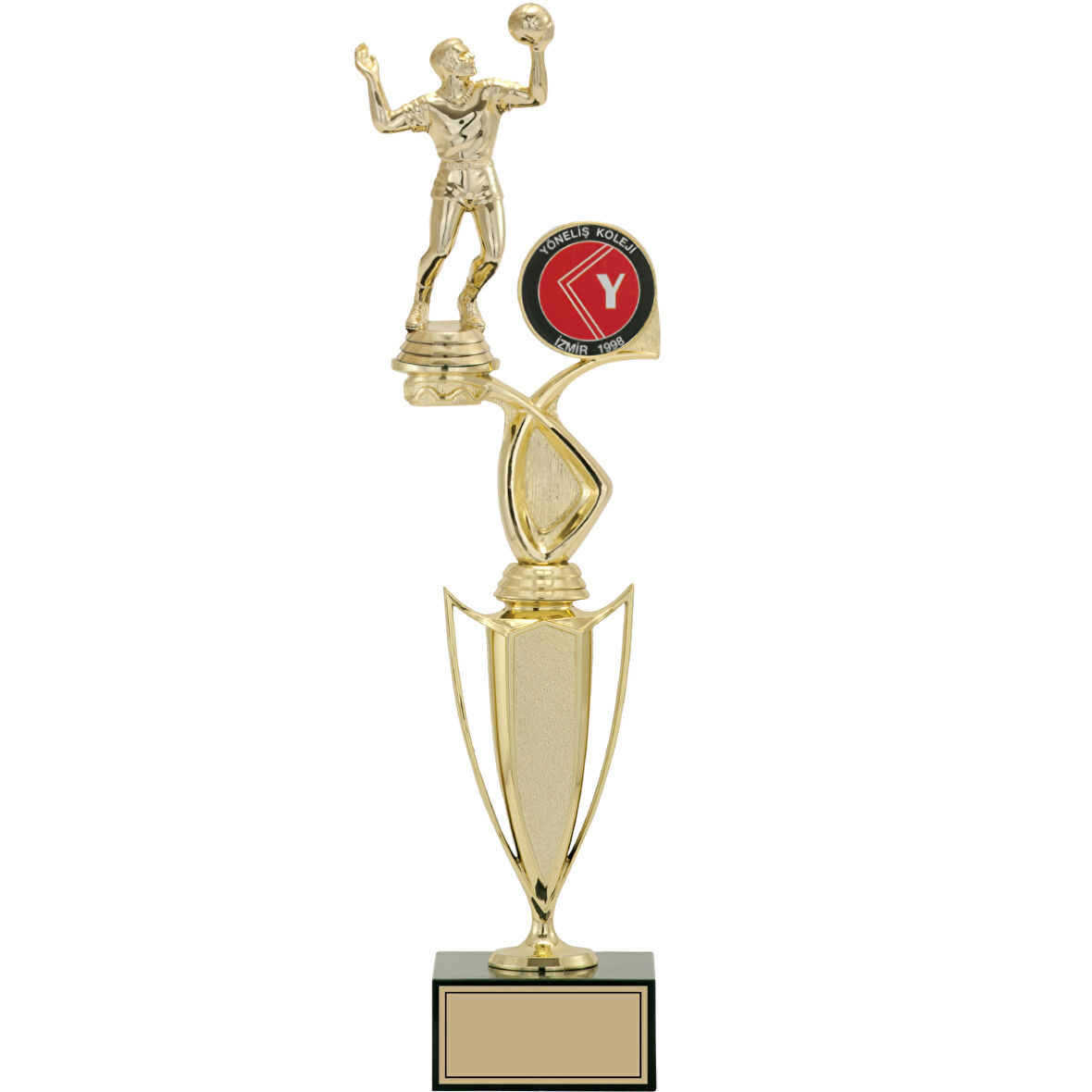 ODAK KUPA - Figürlü Kupalar - Voleybol Erkek Figürlü Kupalar FG-043 A - 45 cm