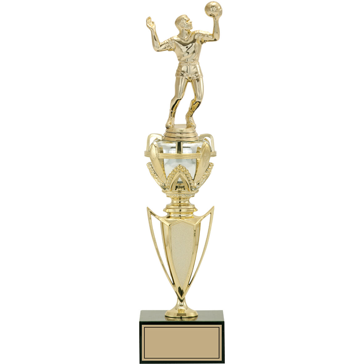 ODAK KUPA - Figürlü Kupalar - Voleybol Erkek Figürlü Kupalar FG-044 C - 39 cm