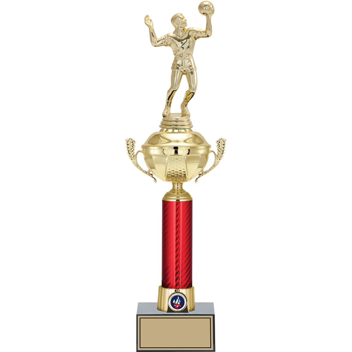 ODAK KUPA - Figürlü Kupalar - Voleybol Erkek Figürlü Kupalar FG-054 A - 46 cm