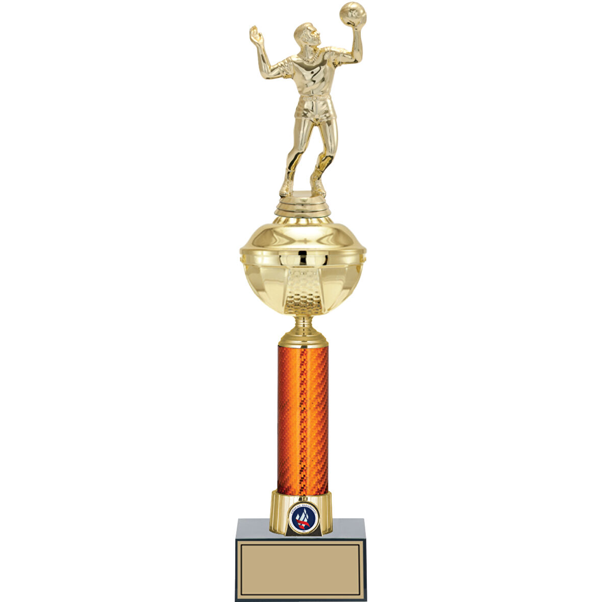 ODAK KUPA - Figürlü Kupalar - Voleybol Erkek Figürlü Kupalar FG-055 A - 46 cm