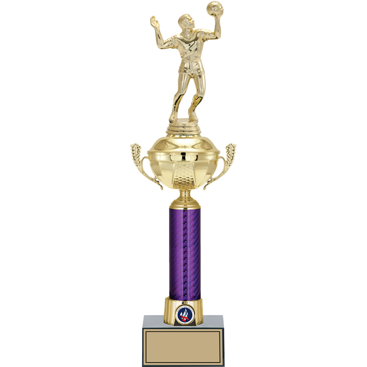 ODAK KUPA - Figürlü Kupalar - Voleybol Erkek Figürlü Kupalar FG-060 A - 46 cm
