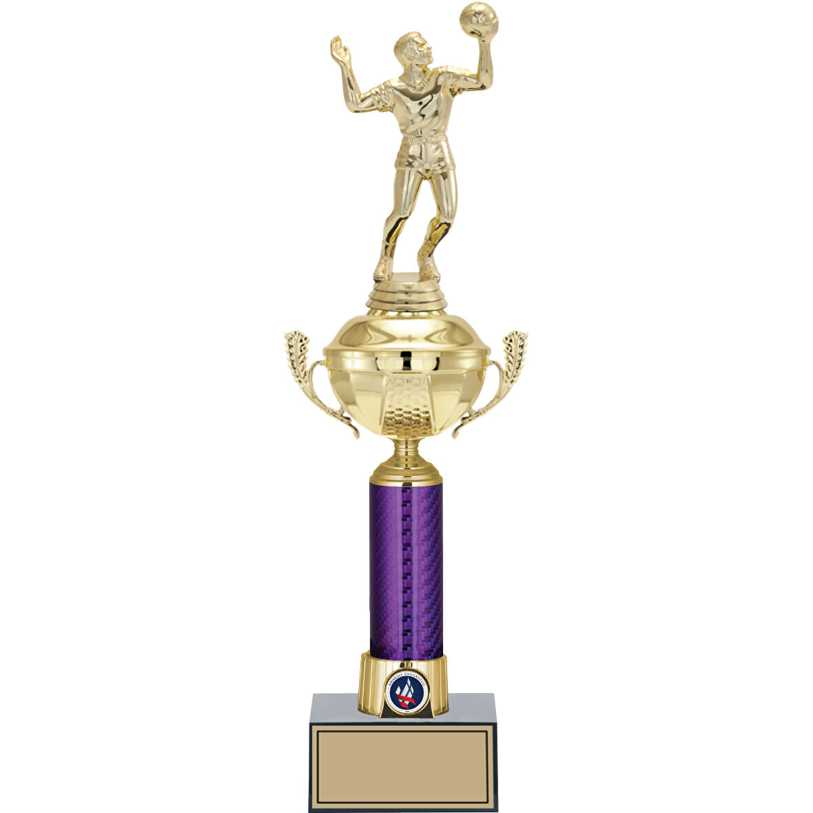 ODAK KUPA - Figürlü Kupalar - Voleybol Erkek Figürlü Kupalar FG-060 B - 44 cm