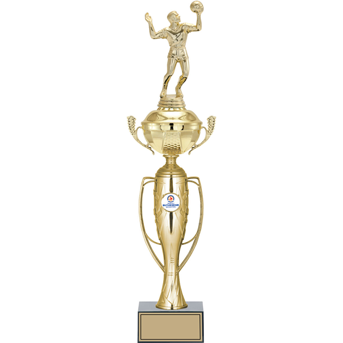 ODAK KUPA - Figürlü Kupalar - Voleybol Erkek Figürlü Kupalar FG-072 C - 49 cm