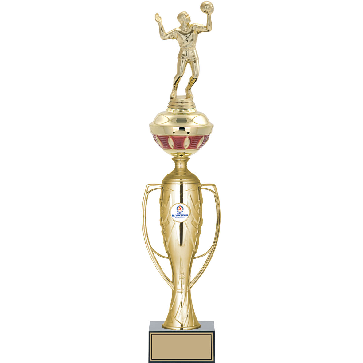 ODAK KUPA - Figürlü Kupalar - Voleybol Erkek Figürlü Kupalar FG-073 B - 51 cm