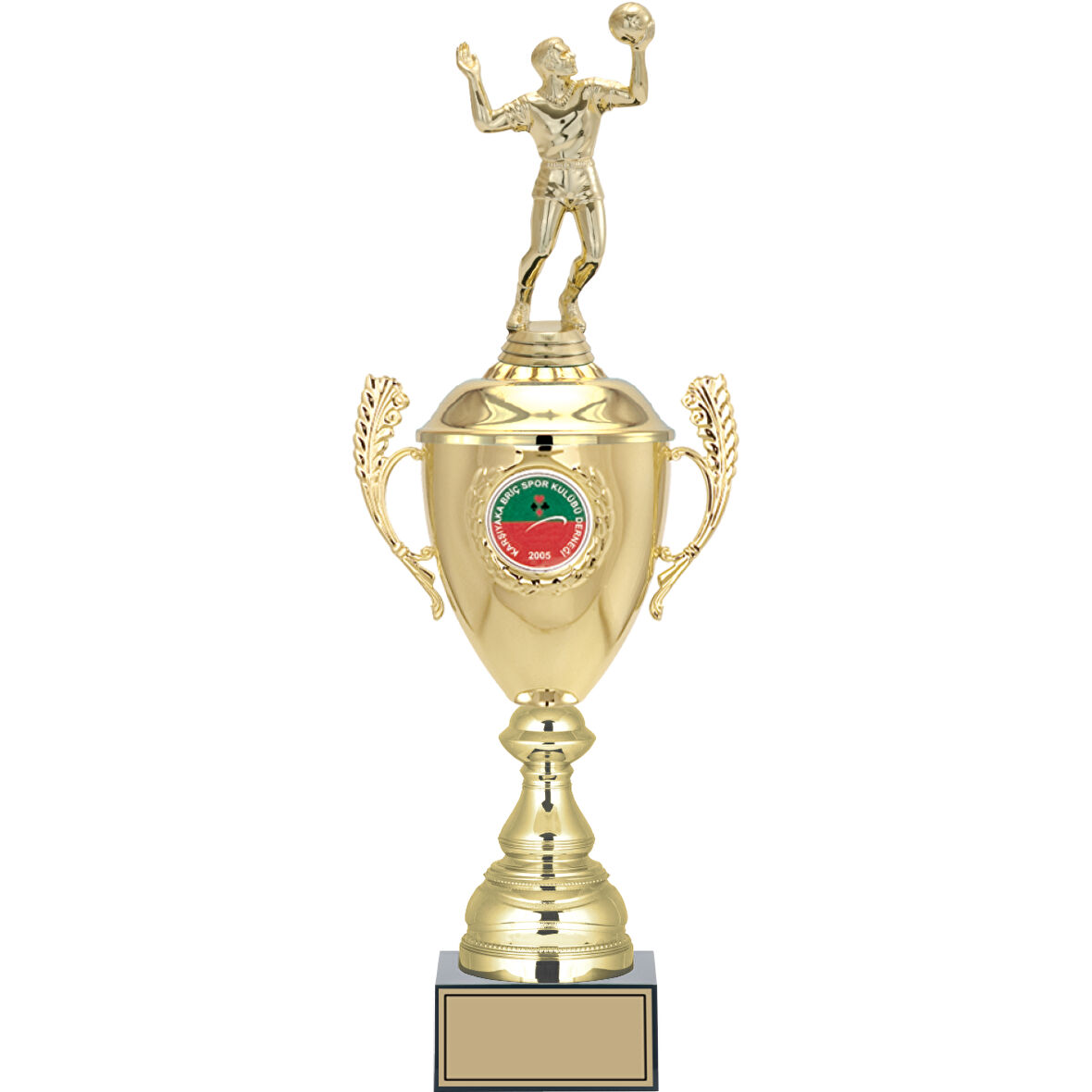ODAK KUPA - Figürlü Kupalar - Voleybol Erkek Figürlü Kupalar FG-080 B - 49 cm