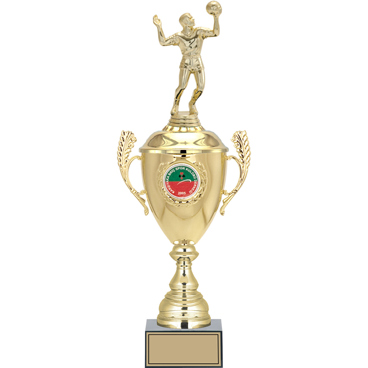 ODAK KUPA - Figürlü Kupalar - Voleybol Erkek Figürlü Kupalar FG-080 C - 48 cm