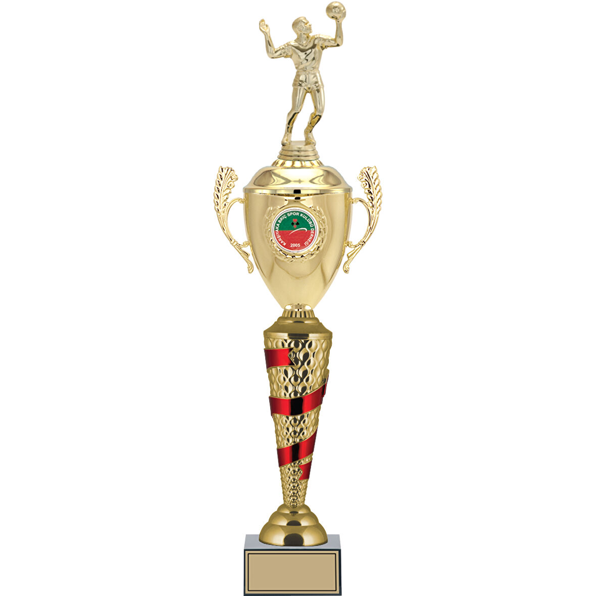 ODAK KUPA - Figürlü Kupalar - Voleybol Erkek Figürlü Kupalar FG-082 A - 61 cm