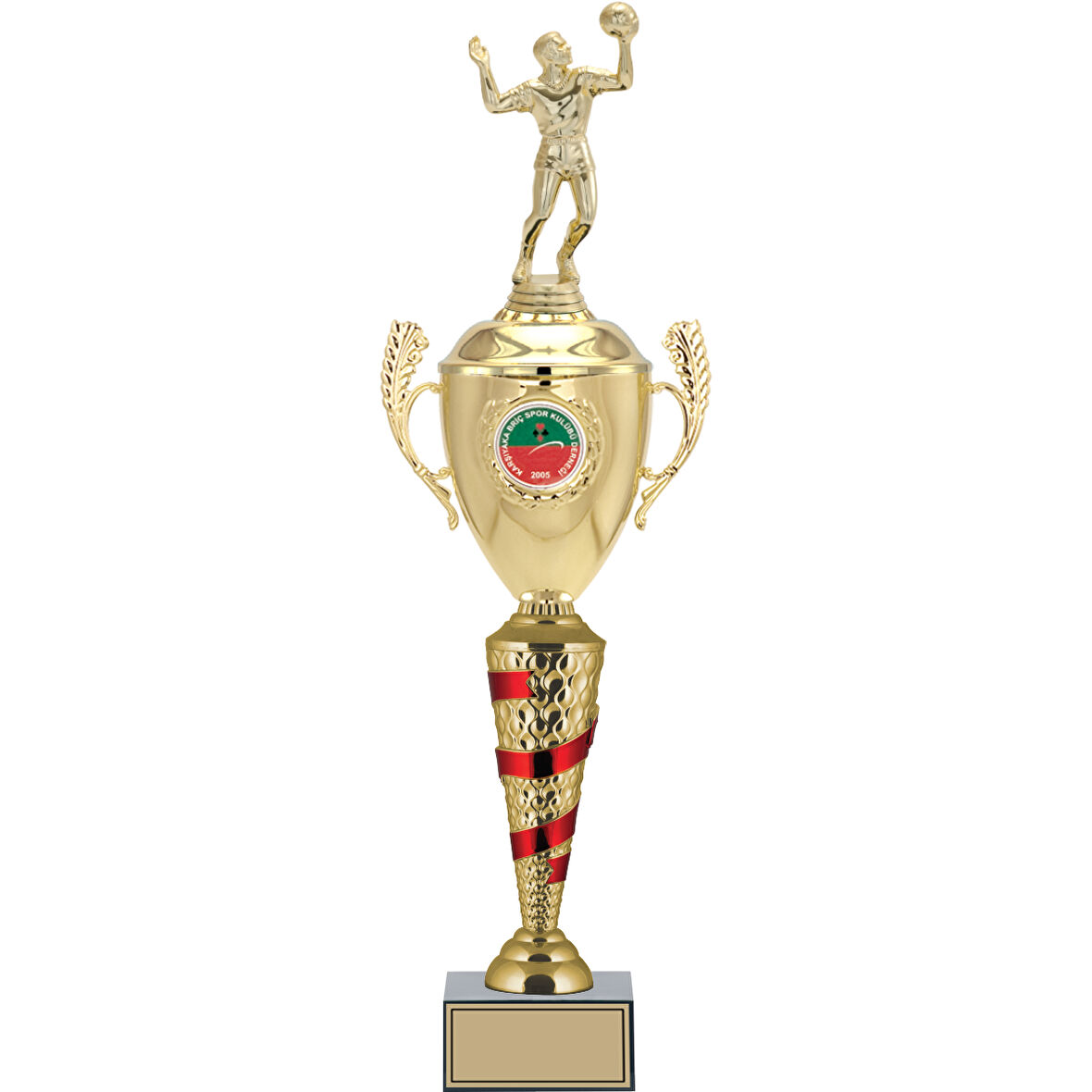 ODAK KUPA - Figürlü Kupalar - Voleybol Erkek Figürlü Kupalar FG-082 B - 59 cm