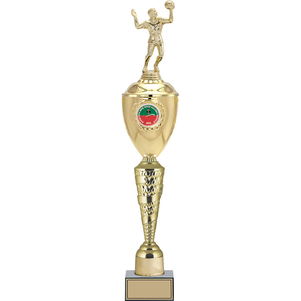 ODAK KUPA - Figürlü Kupalar - Voleybol Erkek Figürlü Kupalar FG-083 B - 63 cm