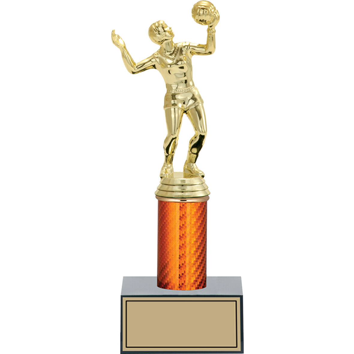 ODAK KUPA - Figürlü Kupalar - Voleybol Kadın Figürlü Kupalar FG-003 A - 26 cm