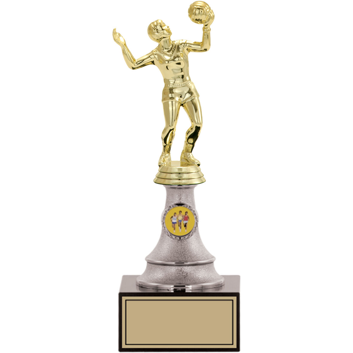 ODAK KUPA - Figürlü Kupalar - Voleybol Kadın Figürlü Kupalar FG-010 B - 27 cm