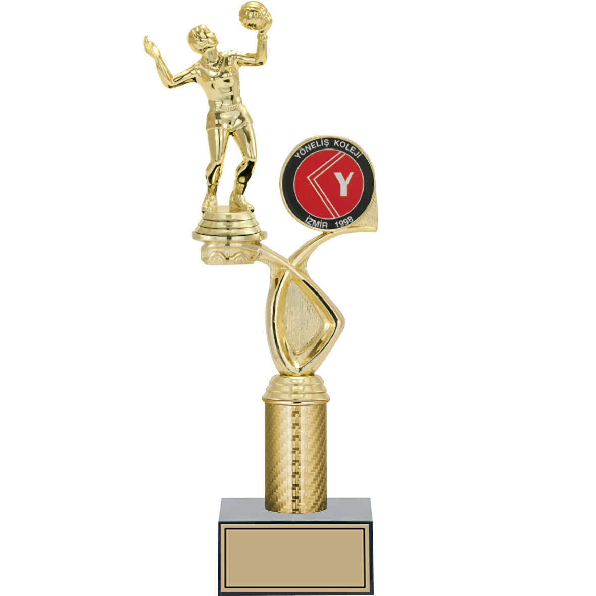 ODAK KUPA - Figürlü Kupalar - Voleybol Kadın Figürlü Kupalar FG-015 C - 35 cm