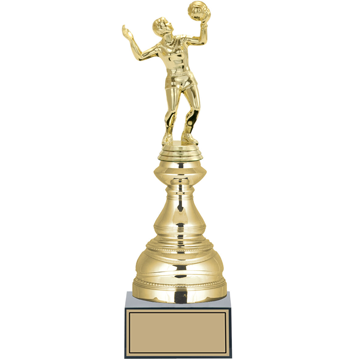 ODAK KUPA - Figürlü Kupalar - Voleybol Kadın Figürlü Kupalar FG-023 A - 33 cm