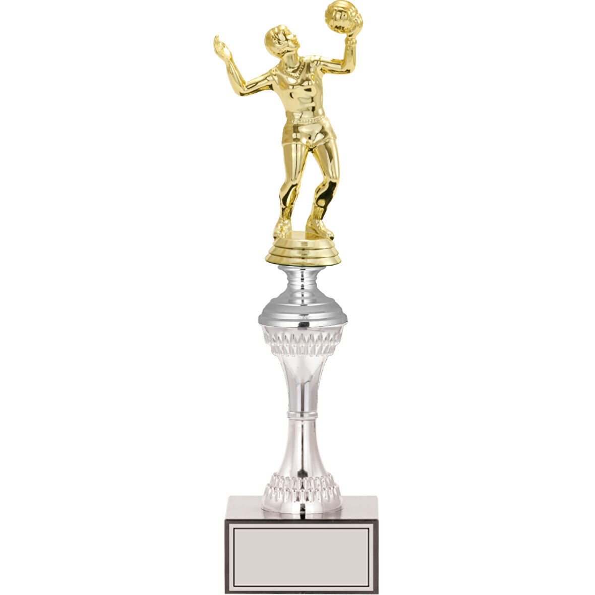 ODAK KUPA - Figürlü Kupalar - Voleybol Kadın Figürlü Kupalar FG-030 C - 34 cm