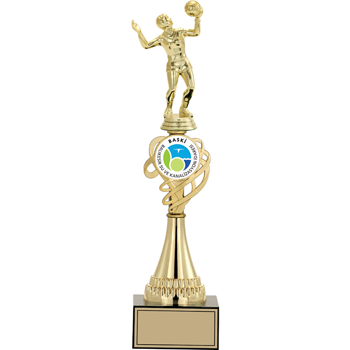 ODAK KUPA - Figürlü Kupalar - Voleybol Kadın Figürlü Kupalar FG-034 A - 39 cm
