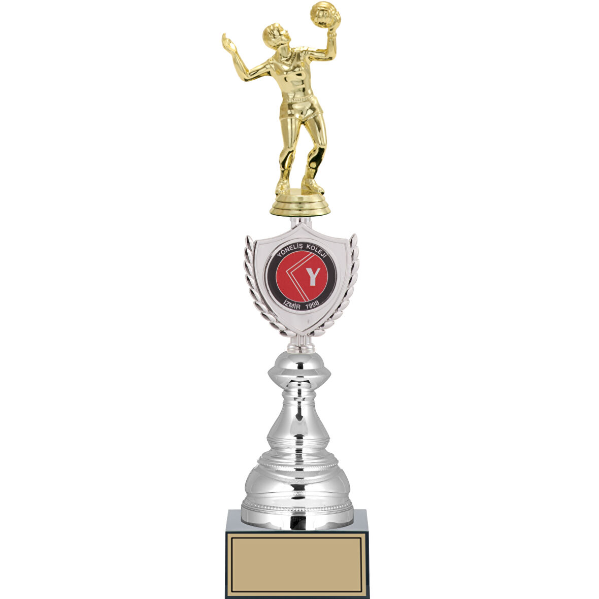 ODAK KUPA - Figürlü Kupalar - Voleybol Kadın Figürlü Kupalar FG-035 B - 41 cm