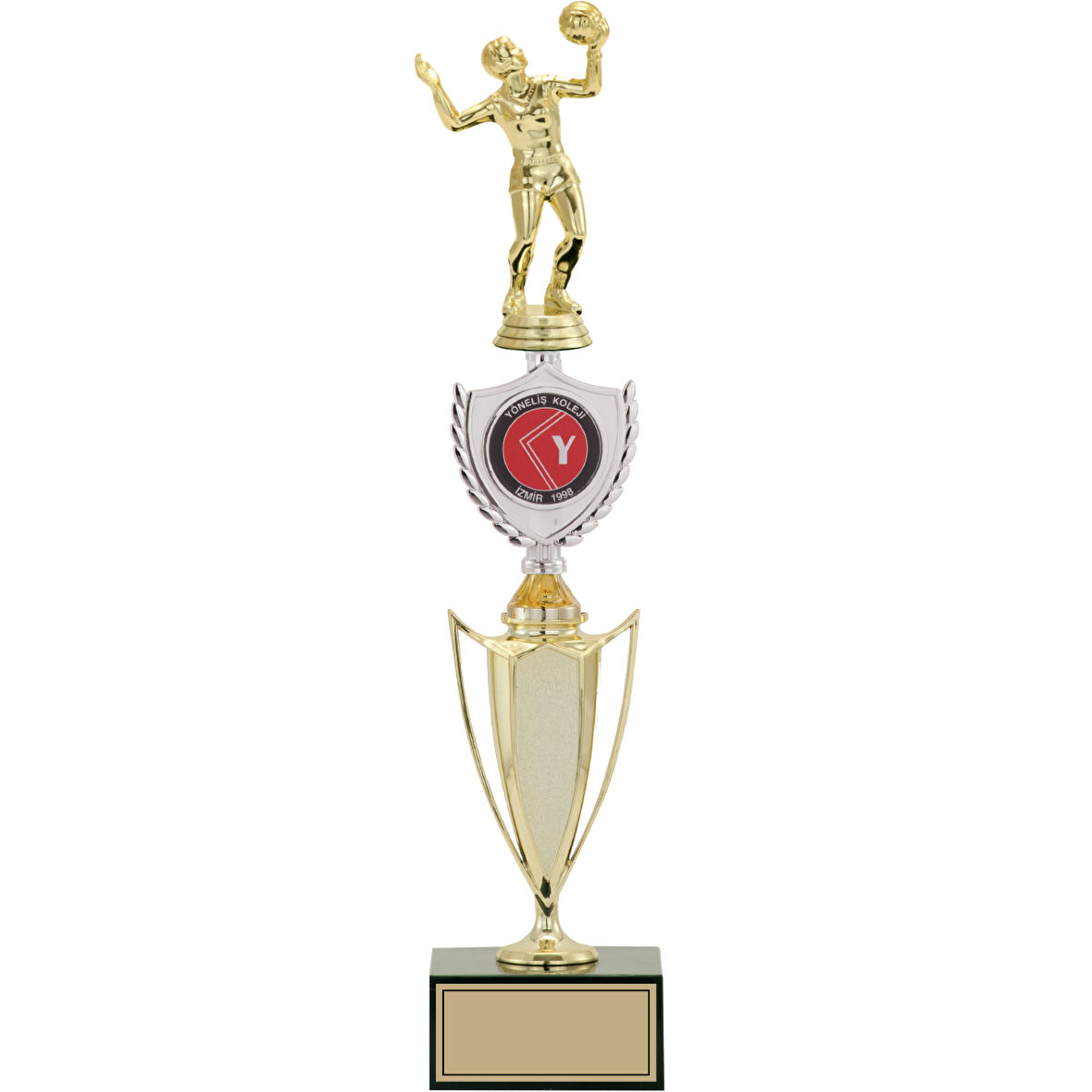 ODAK KUPA - Figürlü Kupalar - Voleybol Kadın Figürlü Kupalar FG-042 B - 46 cm