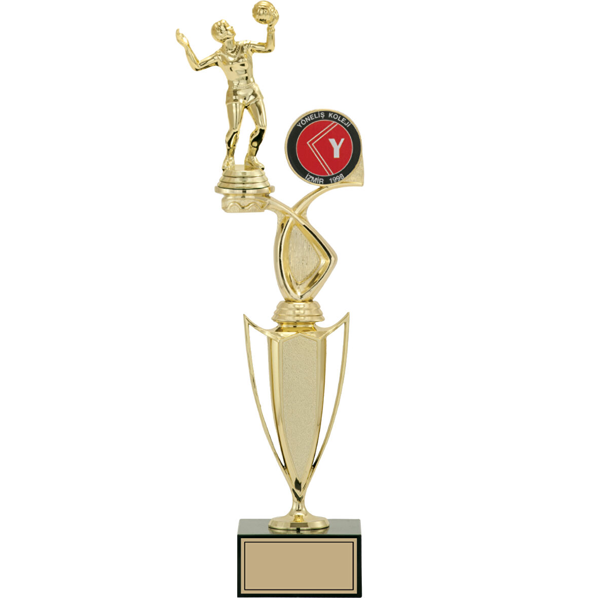 ODAK KUPA - Figürlü Kupalar - Voleybol Kadın Figürlü Kupalar FG-043 A - 45 cm