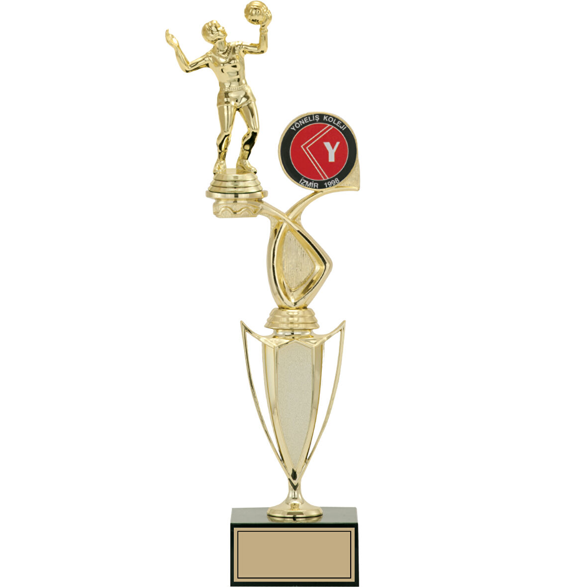 ODAK KUPA - Figürlü Kupalar - Voleybol Kadın Figürlü Kupalar FG-043 B - 43 cm