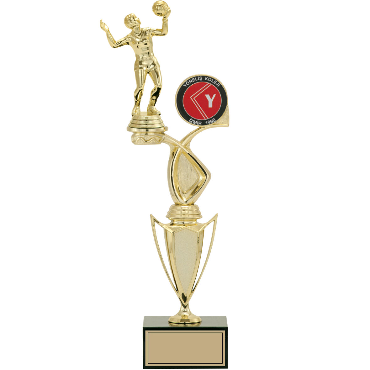 ODAK KUPA - Figürlü Kupalar - Voleybol Kadın Figürlü Kupalar FG-043 C - 41 cm