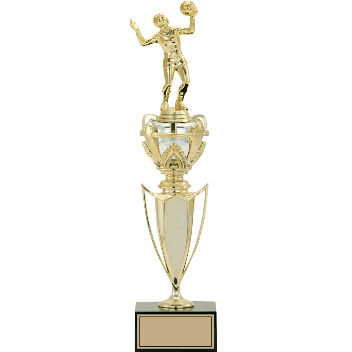 ODAK KUPA - Figürlü Kupalar - Voleybol Kadın Figürlü Kupalar FG-044 B - 42 cm