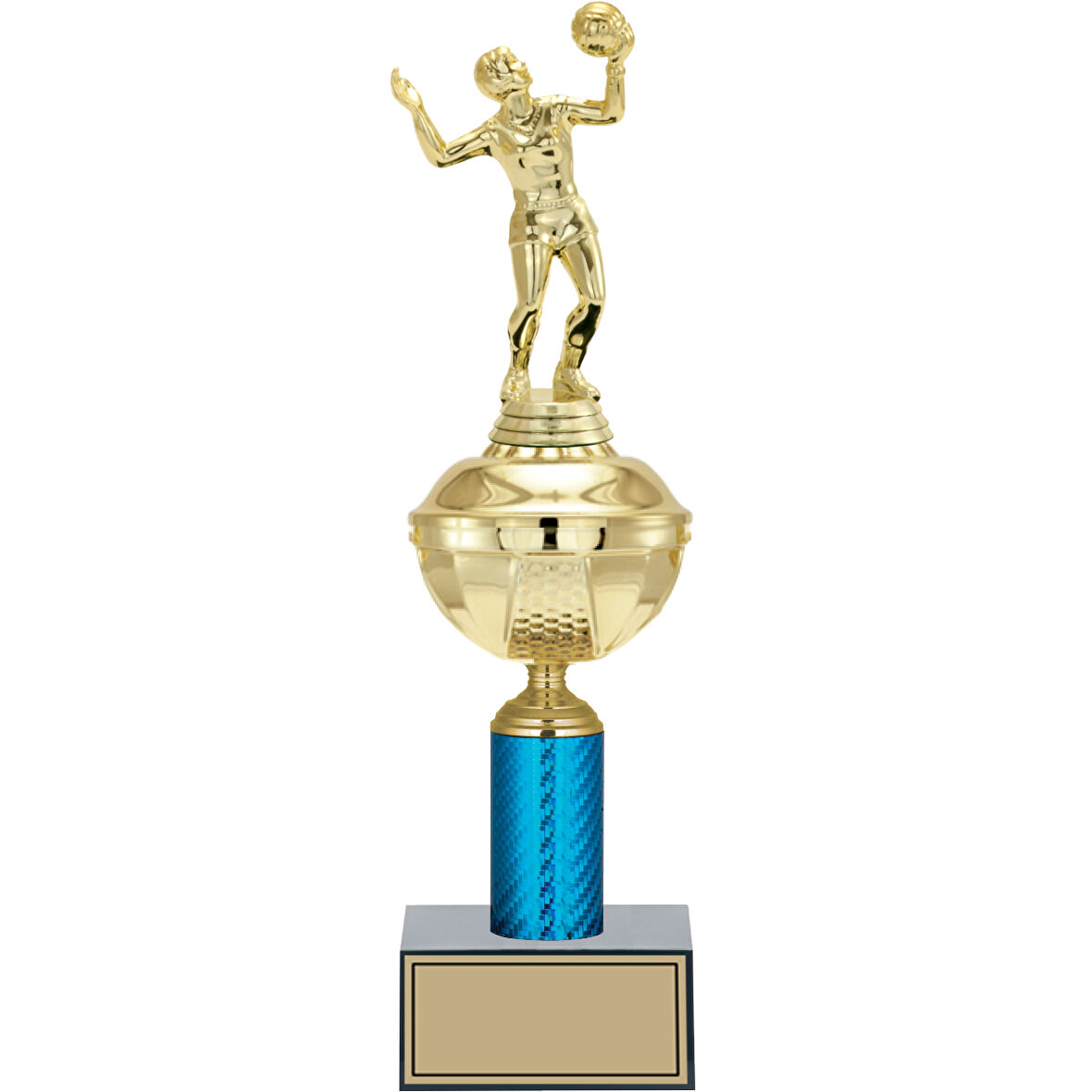 ODAK KUPA - Figürlü Kupalar - Voleybol Kadın Figürlü Kupalar FG-051 C - 38 cm