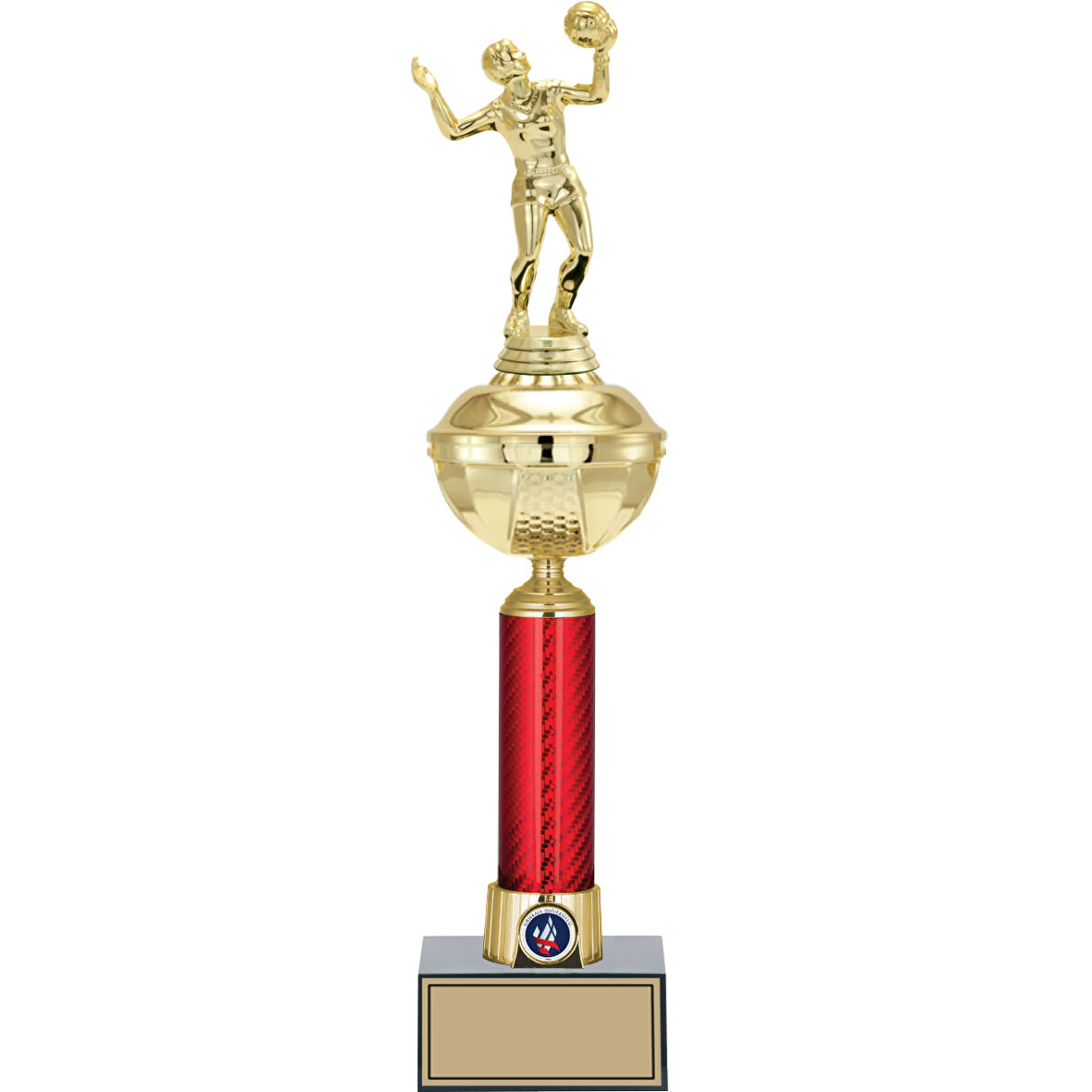 ODAK KUPA - Figürlü Kupalar - Voleybol Kadın Figürlü Kupalar FG-053 A - 46 cm