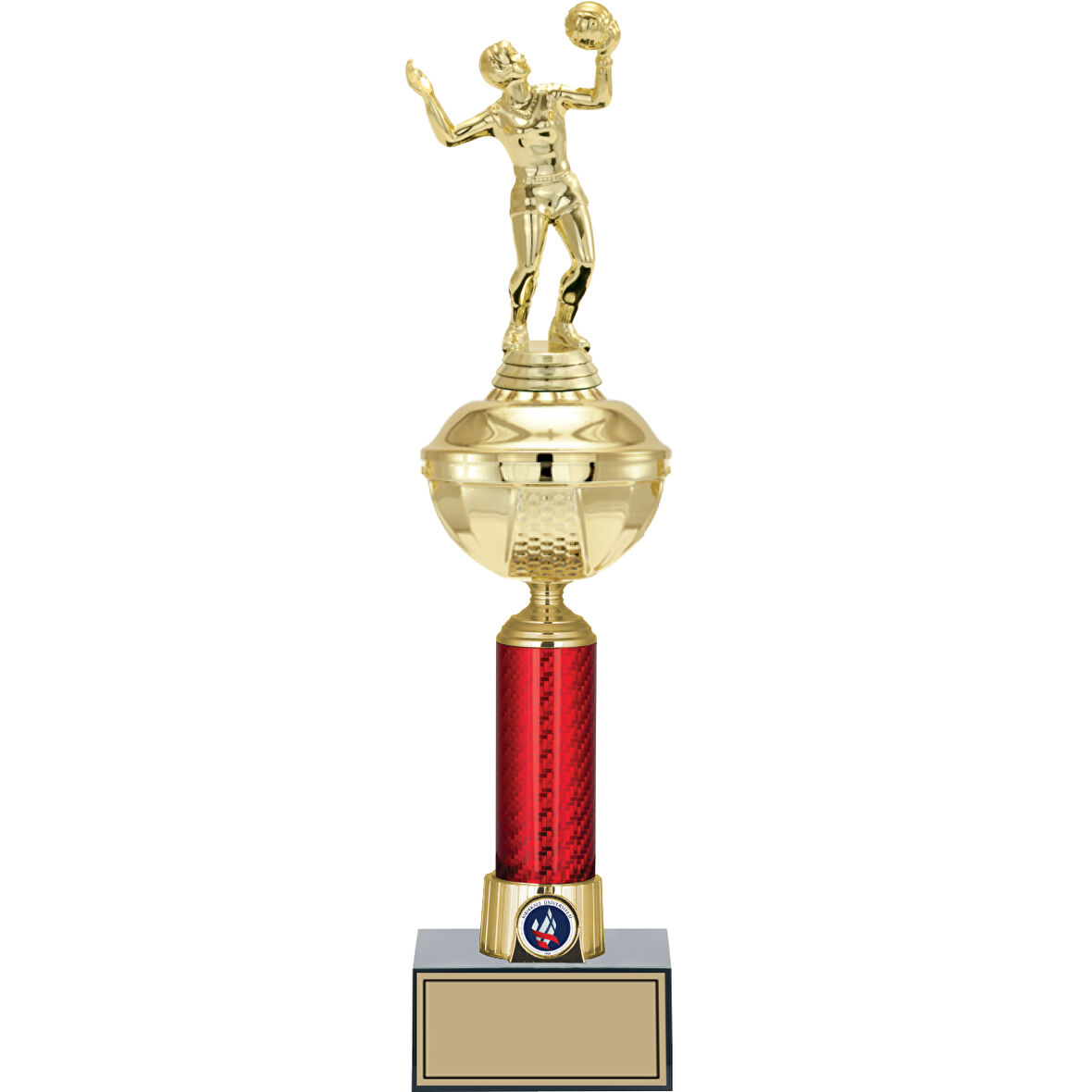 ODAK KUPA - Figürlü Kupalar - Voleybol Kadın Figürlü Kupalar FG-053 B - 44 cm