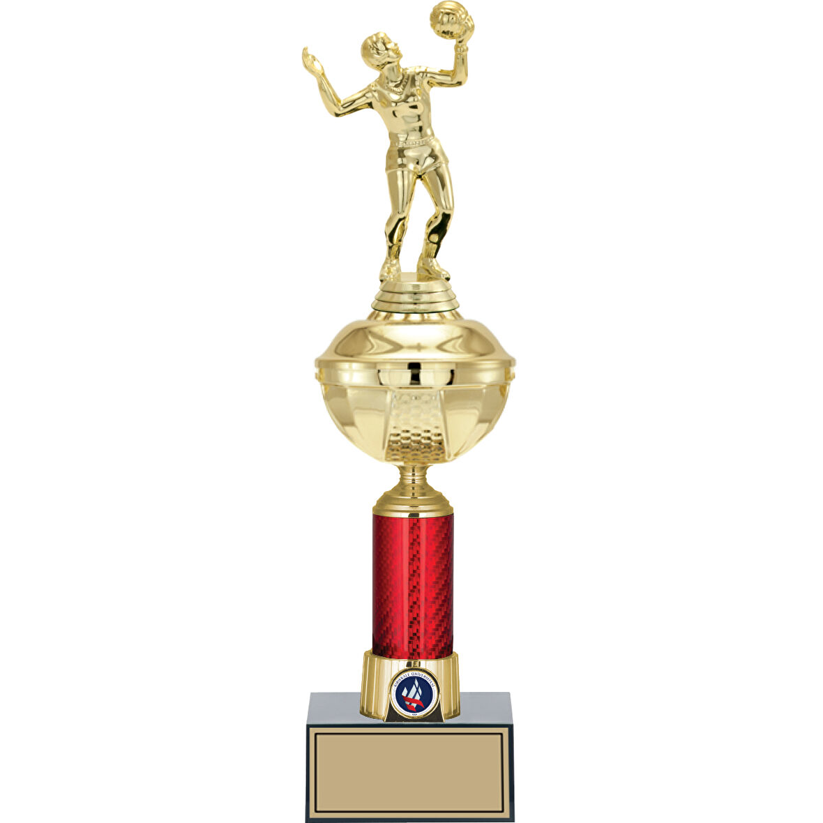 ODAK KUPA - Figürlü Kupalar - Voleybol Kadın Figürlü Kupalar FG-053 C - 41 cm