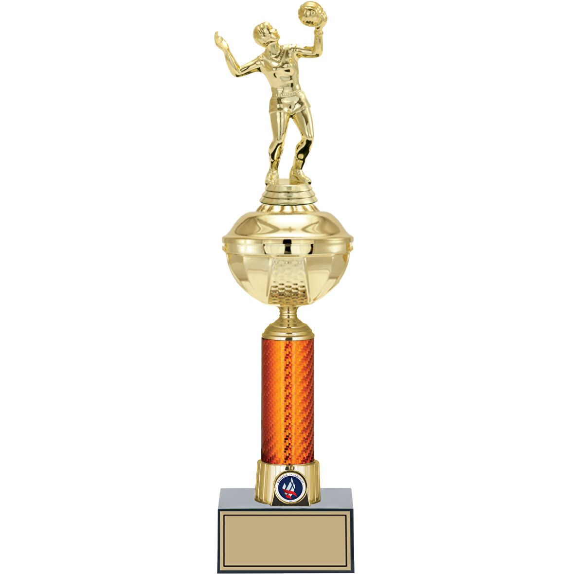 ODAK KUPA - Figürlü Kupalar - Voleybol Kadın Figürlü Kupalar FG-055 B - 44 cm