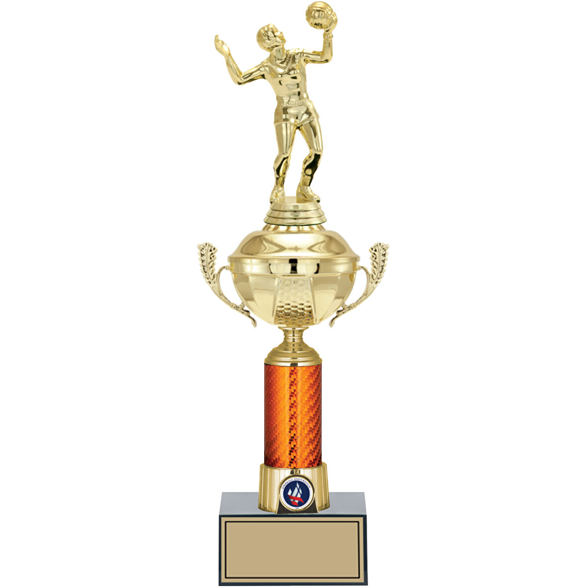 ODAK KUPA - Figürlü Kupalar - Voleybol Kadın Figürlü Kupalar FG-056 C - 41 cm
