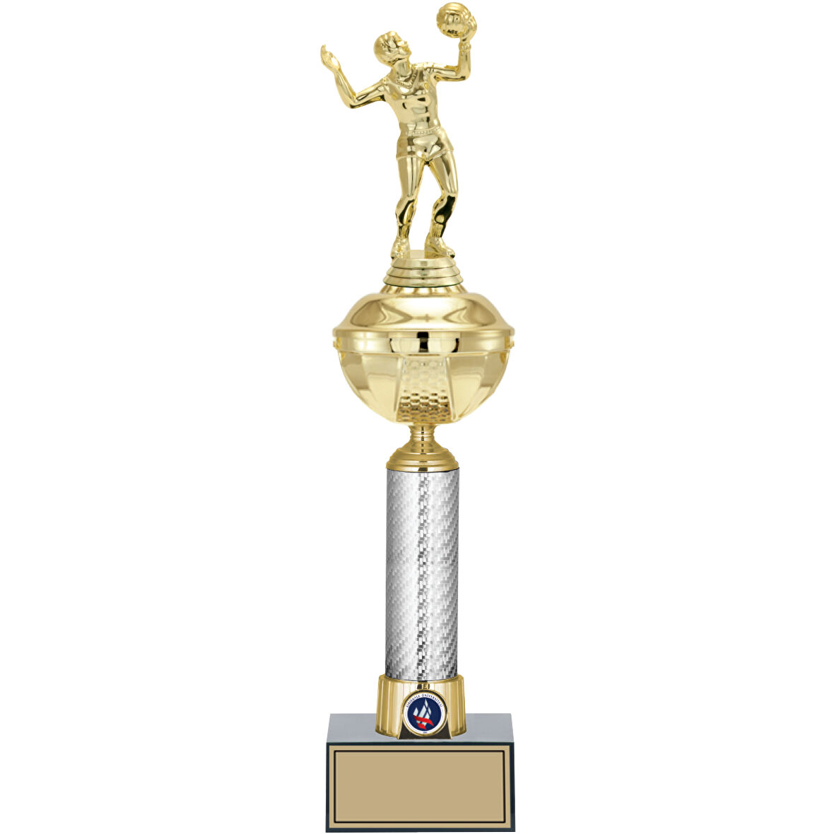 ODAK KUPA - Figürlü Kupalar - Voleybol Kadın Figürlü Kupalar FG-057 A - 46 cm