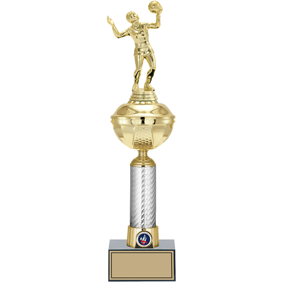 ODAK KUPA - Figürlü Kupalar - Voleybol Kadın Figürlü Kupalar FG-057 B - 44 cm