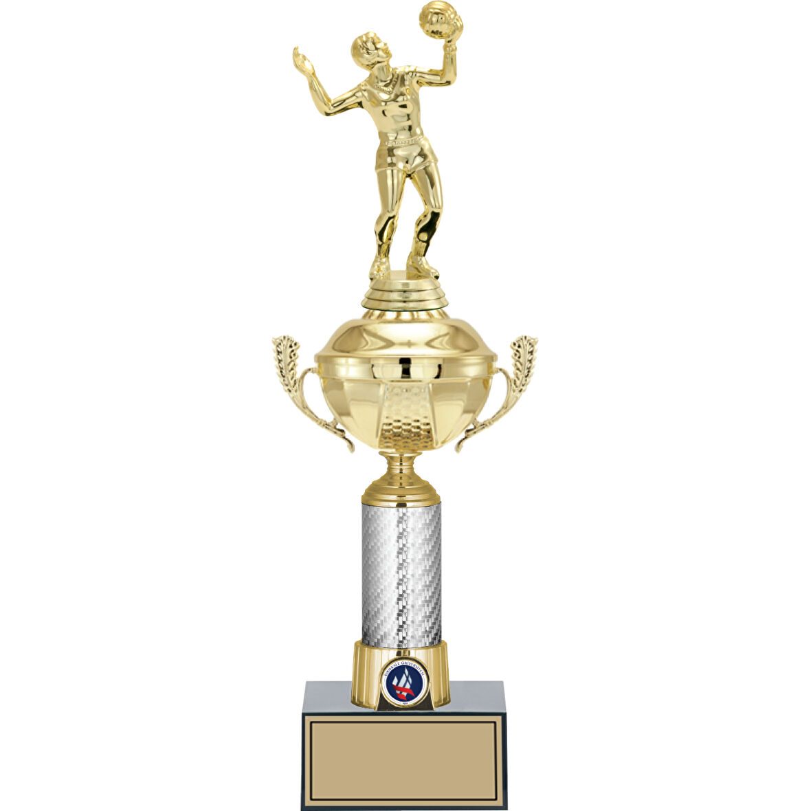 ODAK KUPA - Figürlü Kupalar - Voleybol Kadın Figürlü Kupalar FG-058 C - 41 cm