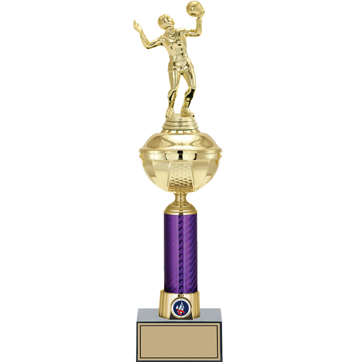 ODAK KUPA - Figürlü Kupalar - Voleybol Kadın Figürlü Kupalar FG-059 B - 44 cm