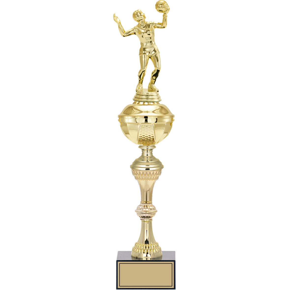 ODAK KUPA - Figürlü Kupalar - Voleybol Kadın Figürlü Kupalar FG-061 C - 46 cm