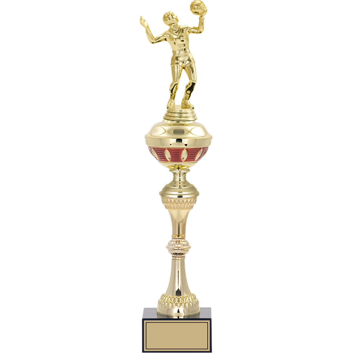 ODAK KUPA - Figürlü Kupalar - Voleybol Kadın Figürlü Kupalar FG-064 B - 48 cm