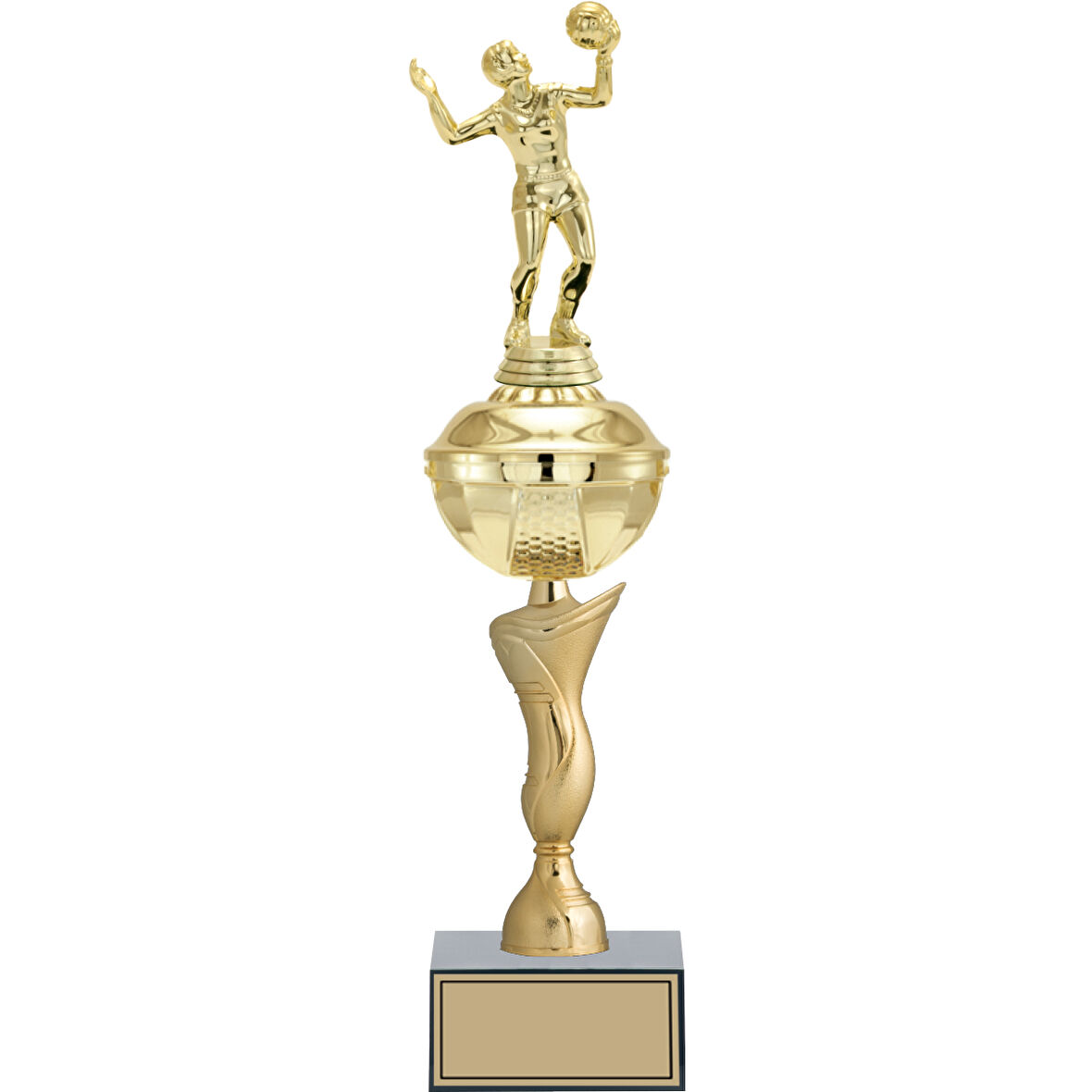 ODAK KUPA - Figürlü Kupalar - Voleybol Kadın Figürlü Kupalar FG-069 C - 45 cm