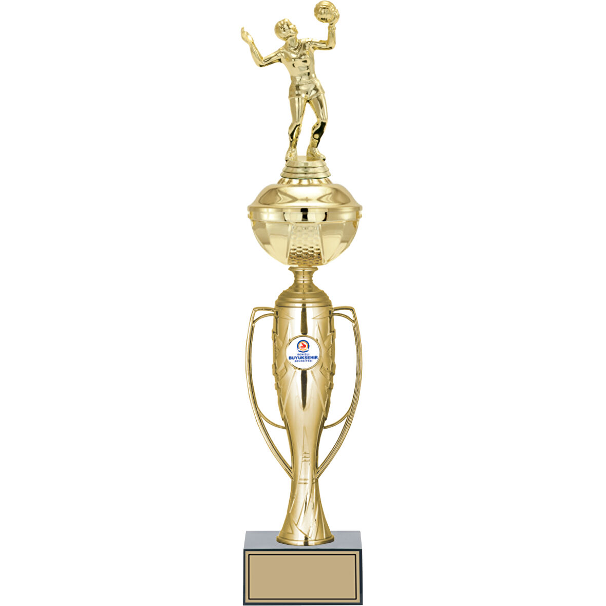 ODAK KUPA - Figürlü Kupalar - Voleybol Kadın Figürlü Kupalar FG-071 C - 49 cm