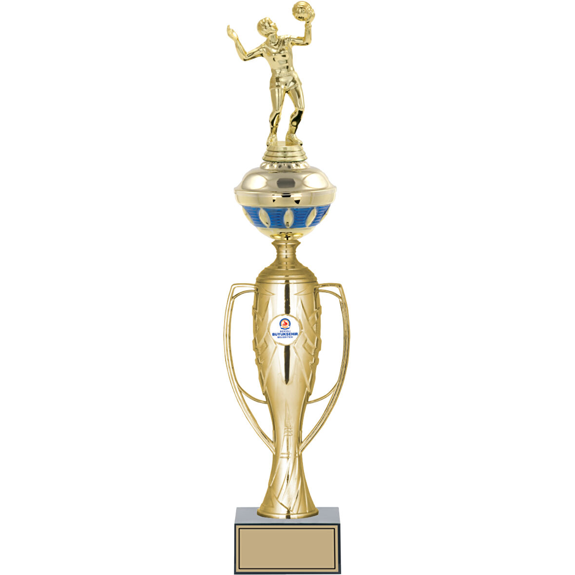 ODAK KUPA - Figürlü Kupalar - Voleybol Kadın Figürlü Kupalar FG-074 B - 51 cm