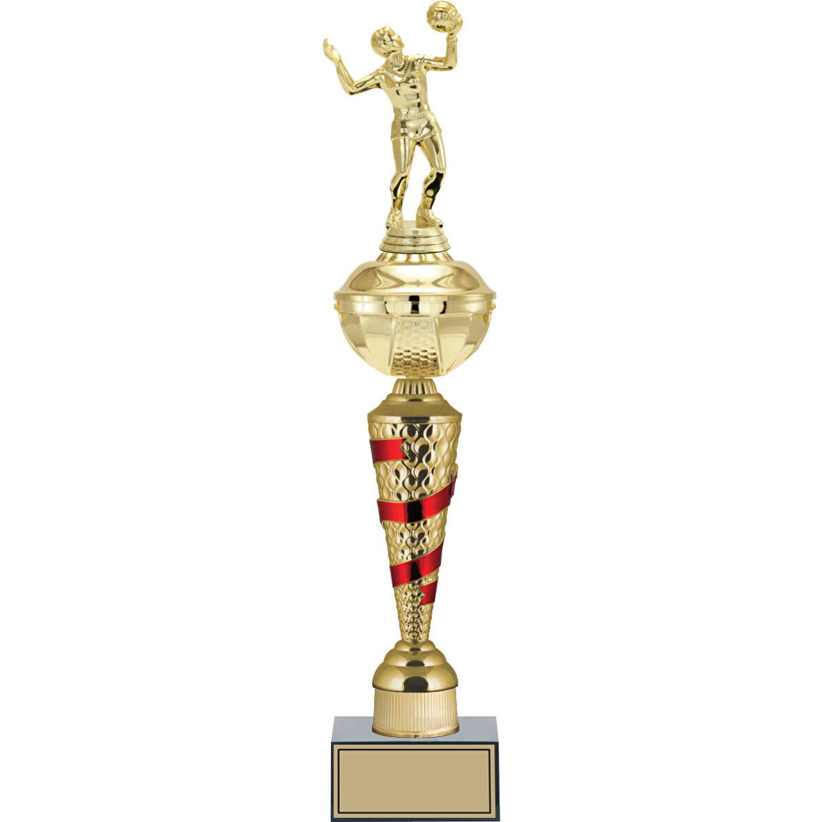 ODAK KUPA - Figürlü Kupalar - Voleybol Kadın Figürlü Kupalar FG-077 C - 50 cm