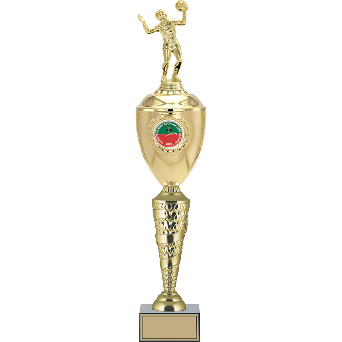 ODAK KUPA - Figürlü Kupalar - Voleybol Kadın Figürlü Kupalar FG-081 B - 59 cm