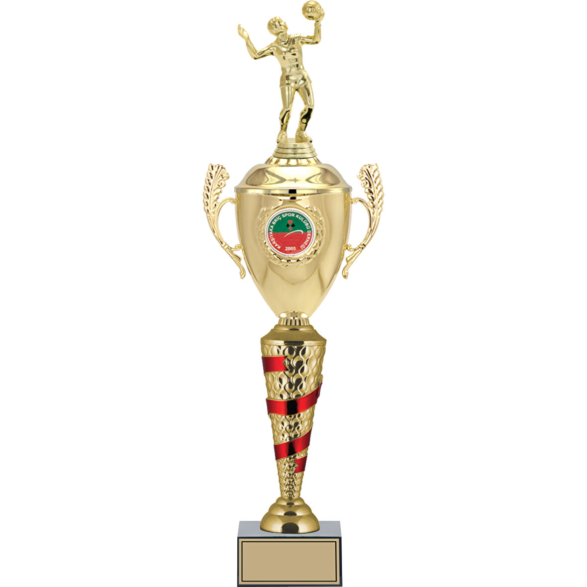 ODAK KUPA - Figürlü Kupalar - Voleybol Kadın Figürlü Kupalar FG-082 B - 59 cm