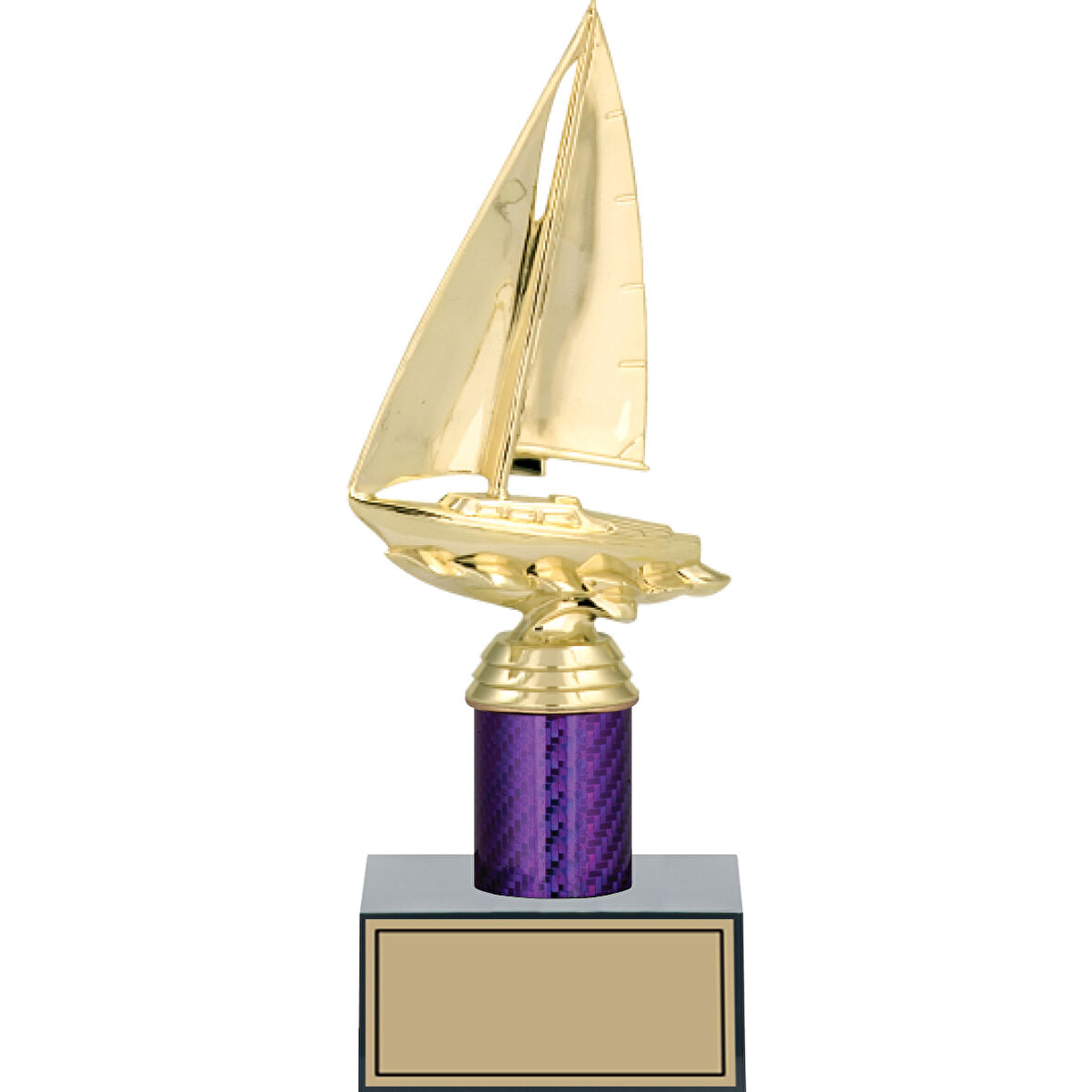 ODAK KUPA - Figürlü Kupalar - Yelken Figürlü Kupalar FG-002 A - 28 cm