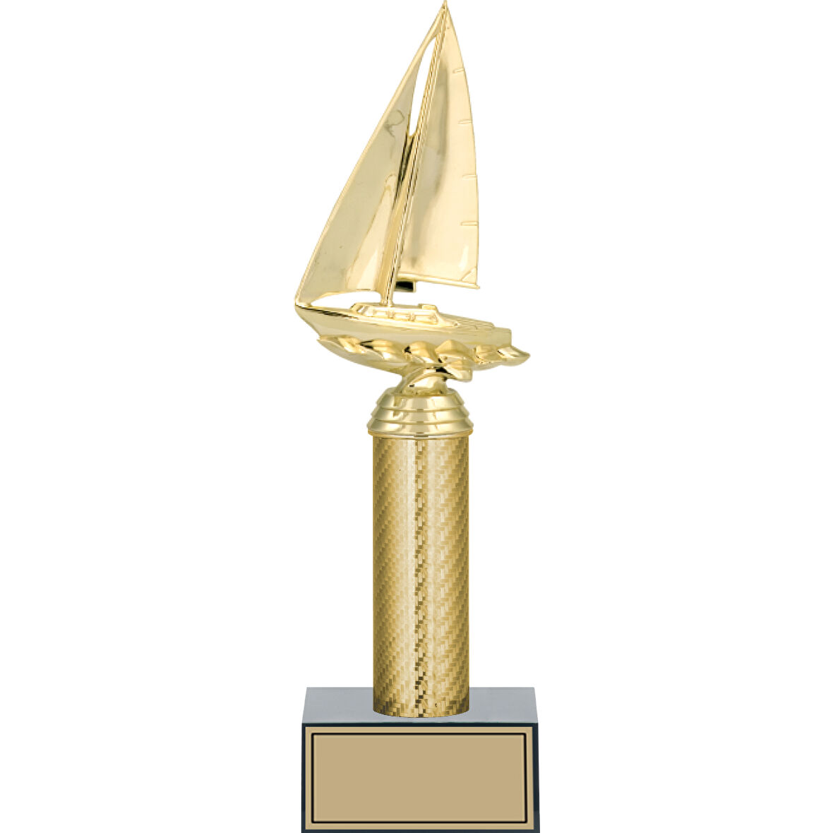 ODAK KUPA - Figürlü Kupalar - Yelken Figürlü Kupalar FG-007 A - 33 cm