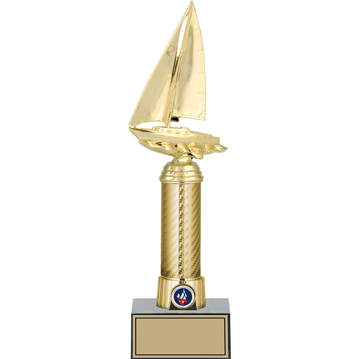 ODAK KUPA - Figürlü Kupalar - Yelken Figürlü Kupalar FG-008 B - 34 cm