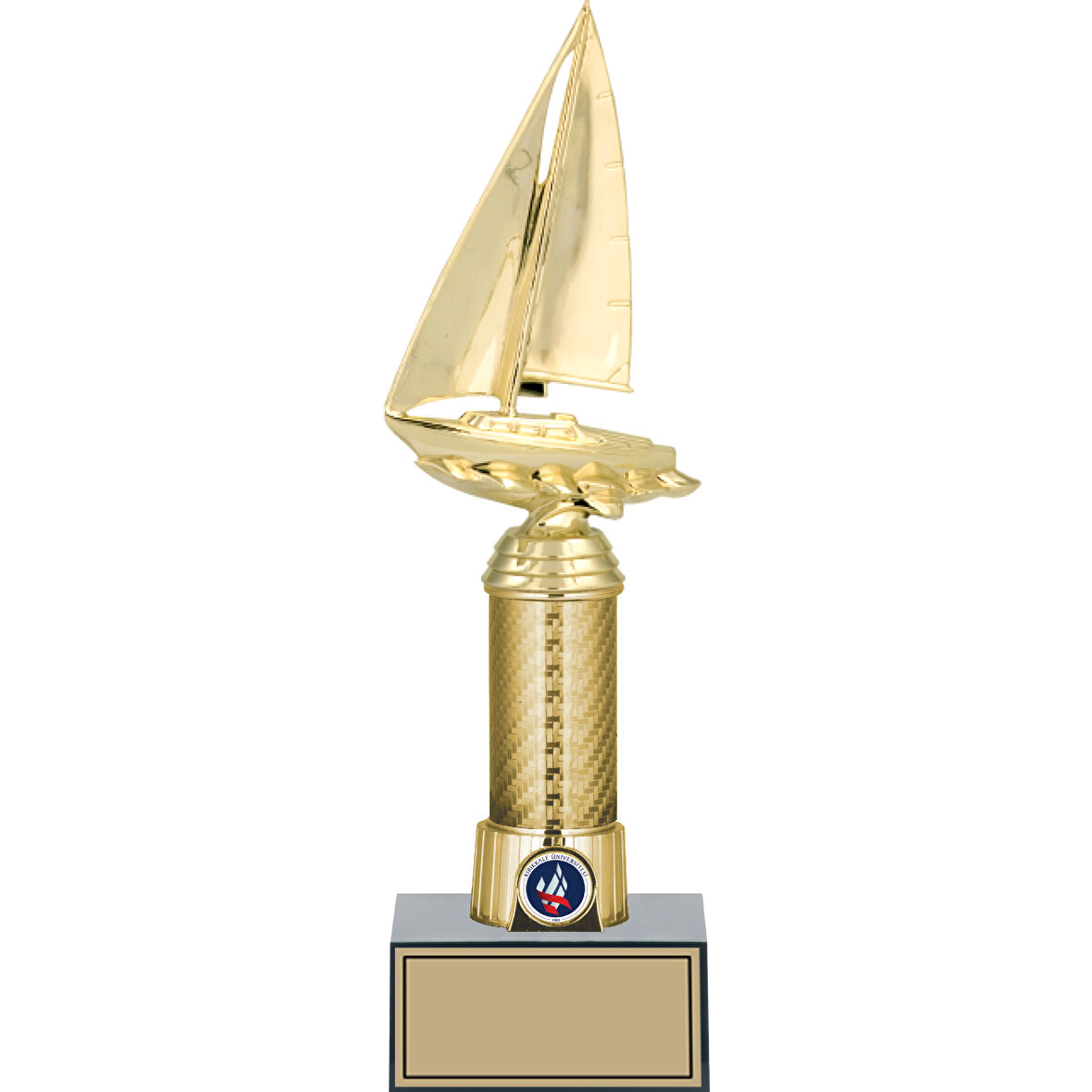 ODAK KUPA - Figürlü Kupalar - Yelken Figürlü Kupalar FG-008 C - 32 cm