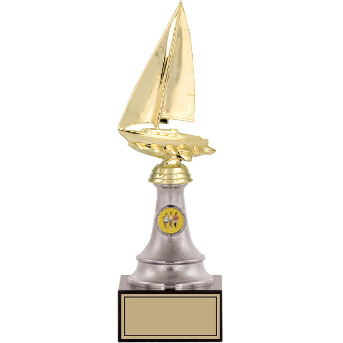 ODAK KUPA - Figürlü Kupalar - Yelken Figürlü Kupalar FG-010 A - 30 cm