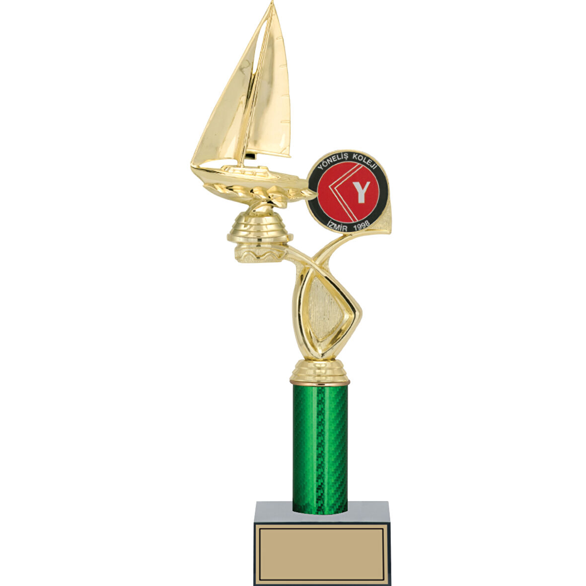 ODAK KUPA - Figürlü Kupalar - Yelken Figürlü Kupalar FG-018 B - 40 cm