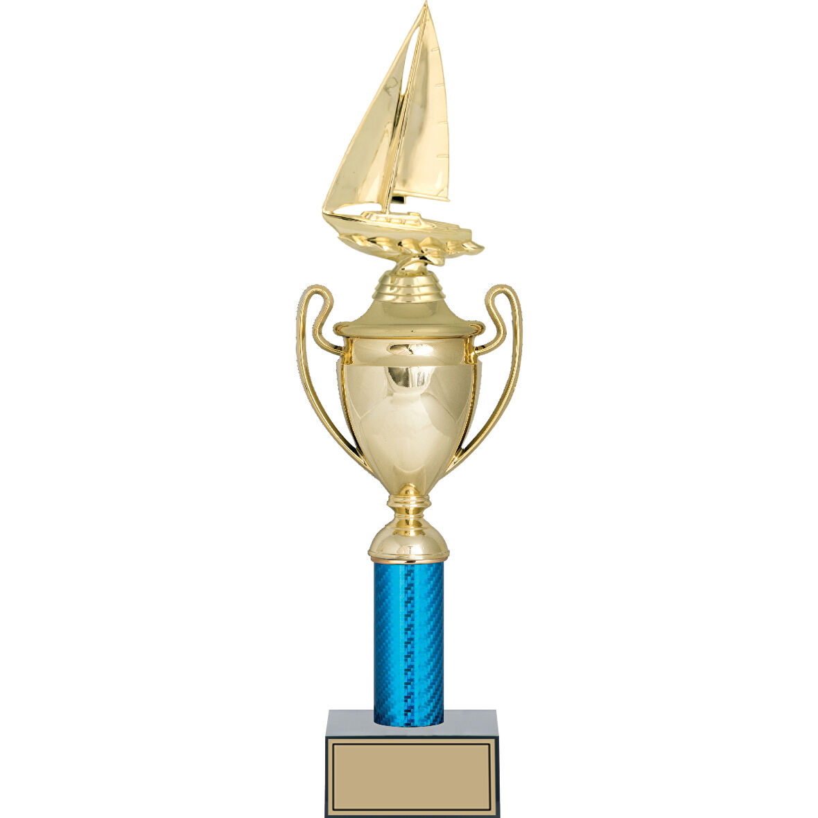 ODAK KUPA - Figürlü Kupalar - Yelken Figürlü Kupalar FG-022 B - 45 cm